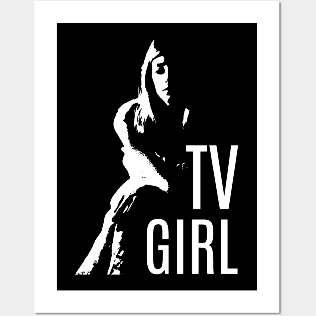 Tv-Girl Wall Art by harrison gilber